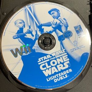 Star Wars The Clone Wars Lightsaber Duels Nintendo Wii Video Game DISC ONLY